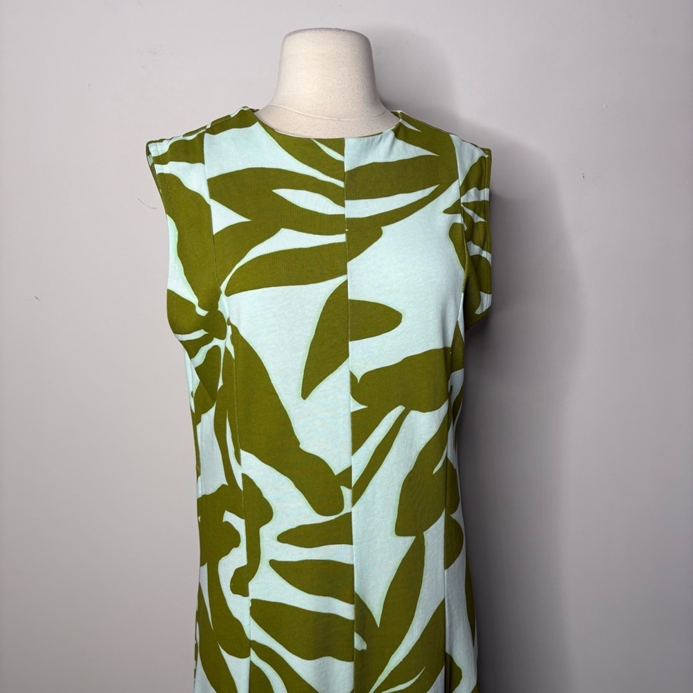ASOS Design Floral Green Sleeveless Midi Dress - Picture 4 of 8